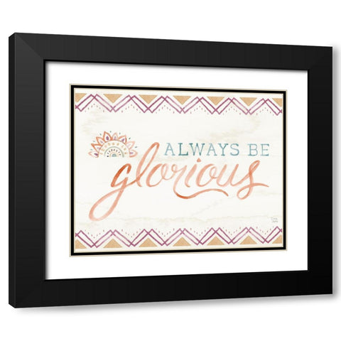 Boho Garden VI Black Modern Wood Framed Art Print with Double Matting by June, Dina