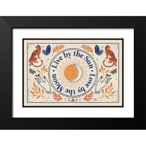 Spooky Symbols VI Light Black Modern Wood Framed Art Print with Double Matting by Penner, Janelle