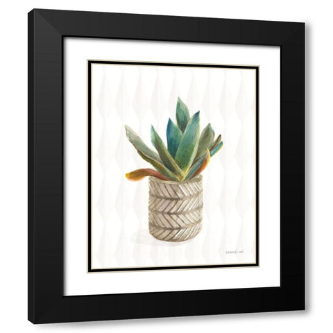 Desert Greenhouse XIII Subtle Black Modern Wood Framed Art Print with Double Matting by Nai, Danhui