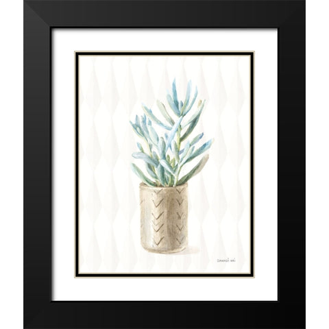 Desert Greenhouse XVII Black Modern Wood Framed Art Print with Double Matting by Nai, Danhui