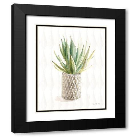 Desert Greenhouse XIX Black Modern Wood Framed Art Print with Double Matting by Nai, Danhui