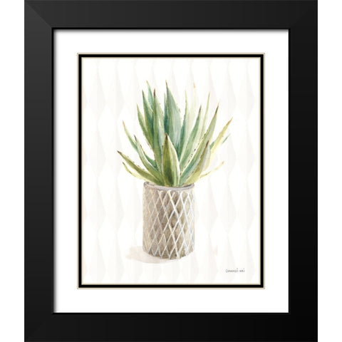 Desert Greenhouse XIX Black Modern Wood Framed Art Print with Double Matting by Nai, Danhui