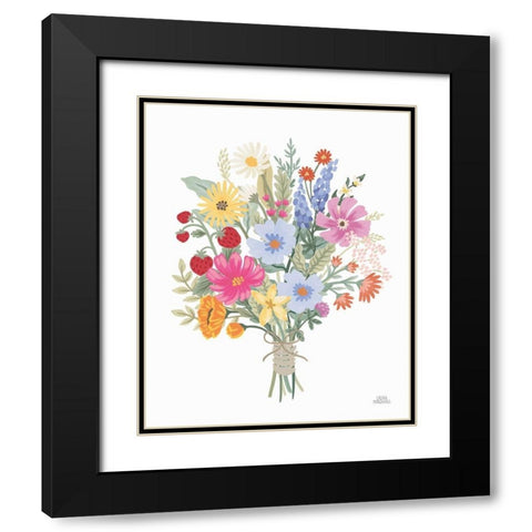 Wild Meadow IV Black Modern Wood Framed Art Print with Double Matting by Marshall, Laura