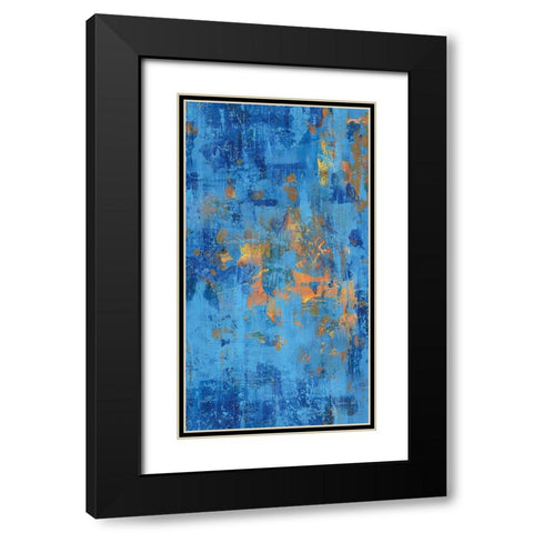 Exotic Elegance Pattern VI Crop Black Modern Wood Framed Art Print with Double Matting by Nai, Danhui