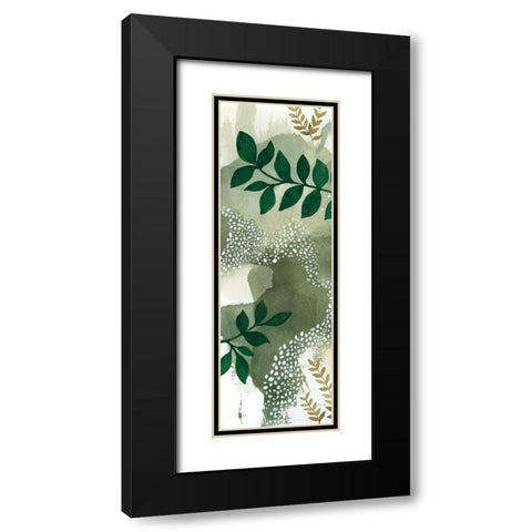 Woodland Walk VIII Black Modern Wood Framed Art Print with Double Matting by Horn, Laura