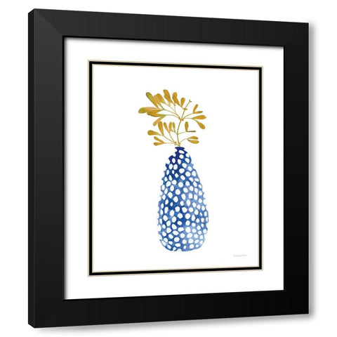 Modern Nature II Black Modern Wood Framed Art Print with Double Matting by Charro, Mercedes Lopez