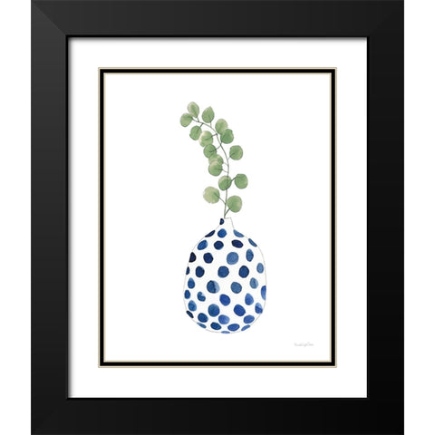 Modern Nature III Black Modern Wood Framed Art Print with Double Matting by Charro, Mercedes Lopez
