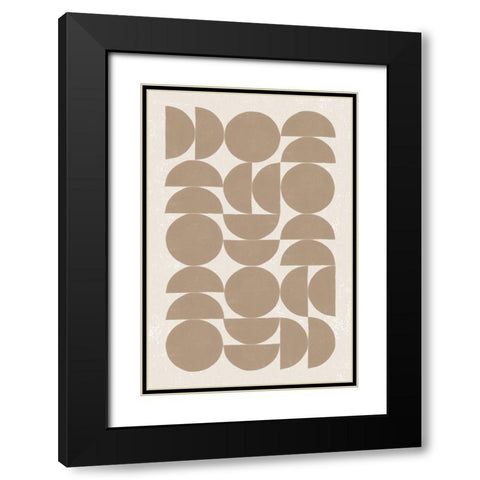 Make it Mod II v2 Black Modern Wood Framed Art Print with Double Matting by Hershey, Moira