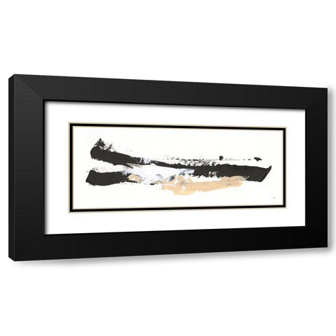 Scraping By III Black Modern Wood Framed Art Print with Double Matting by Paschke, Chris