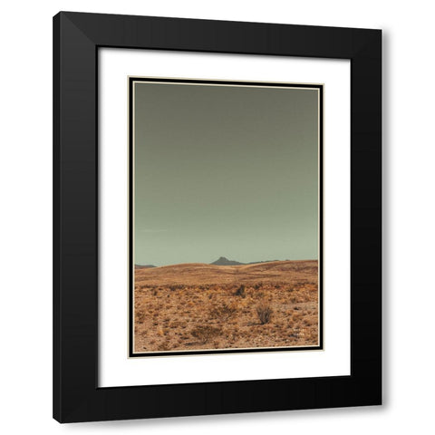 Welcome III Black Modern Wood Framed Art Print with Double Matting by Larson, Nathan