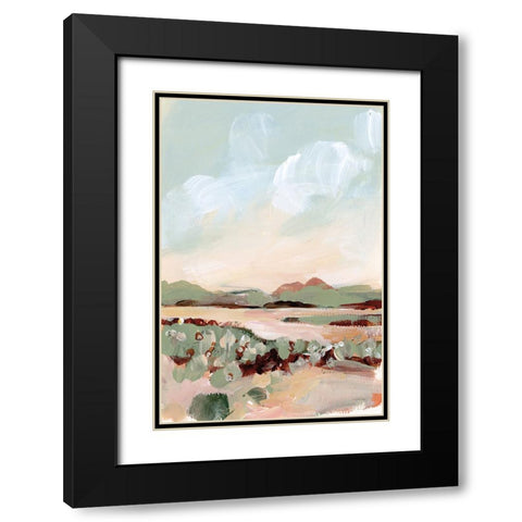 Autumn Meadow Black Modern Wood Framed Art Print with Double Matting by Pete, Katrina
