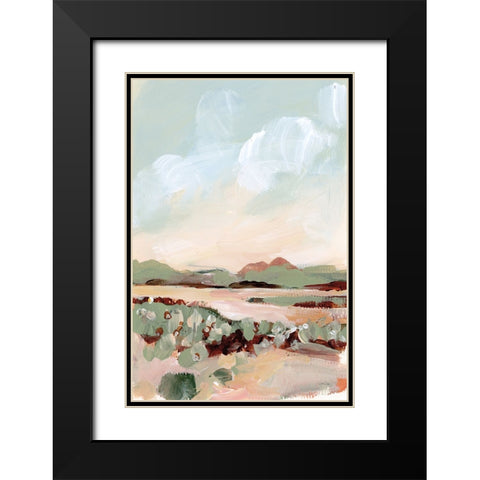 Autumn Meadow Black Modern Wood Framed Art Print with Double Matting by Pete, Katrina
