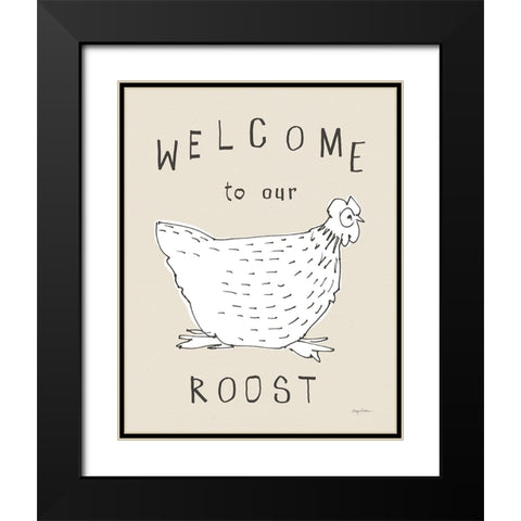 Roost I Black Modern Wood Framed Art Print with Double Matting by Tillmon, Avery