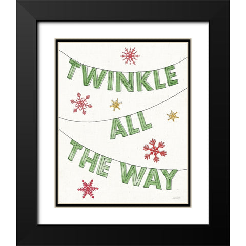 Signs of the Season VII Black Modern Wood Framed Art Print with Double Matting by Tavoletti, Anne