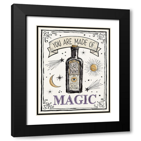 Mystic Moon III Black Modern Wood Framed Art Print with Double Matting by Tavoletti, Anne