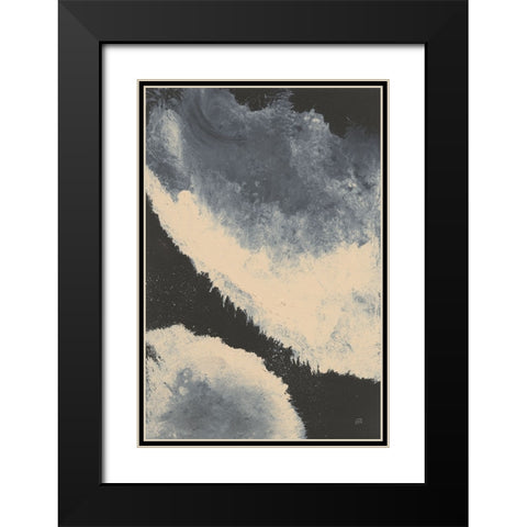 Planetary IV Black Modern Wood Framed Art Print with Double Matting by Paschke, Chris