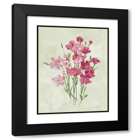 Impressionist Garden III Black Modern Wood Framed Art Print with Double Matting by Nai, Danhui