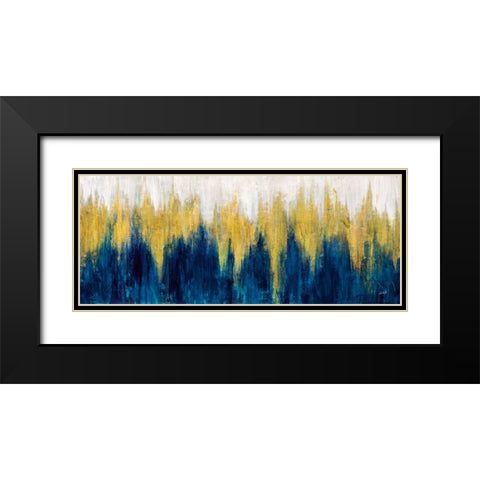 Glimmer II Black Modern Wood Framed Art Print with Double Matting by Purinton, Julia