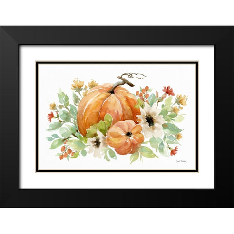 Autumn Breeze I Black Modern Wood Framed Art Print with Double Matting by Trimbach, Leslie