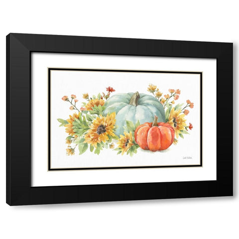 Autumn Breeze II Black Modern Wood Framed Art Print with Double Matting by Trimbach, Leslie