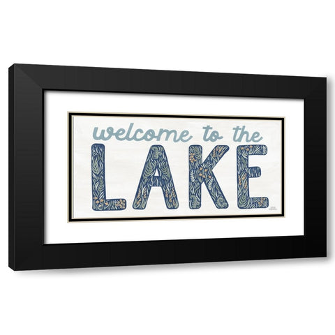 Lakeside Days IX Black Modern Wood Framed Art Print with Double Matting by Marshall, Laura