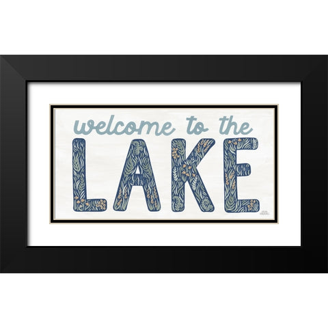 Lakeside Days IX Black Modern Wood Framed Art Print with Double Matting by Marshall, Laura