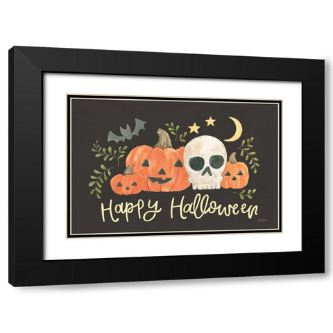 Spooky Season I Black Modern Wood Framed Art Print with Double Matting by Jackson, Jenaya
