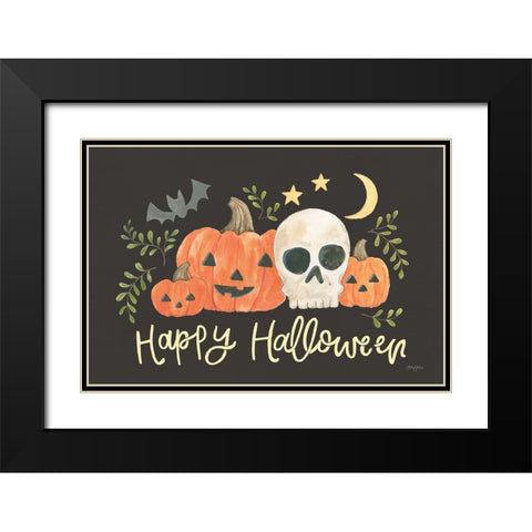 Spooky Season I Black Modern Wood Framed Art Print with Double Matting by Jackson, Jenaya