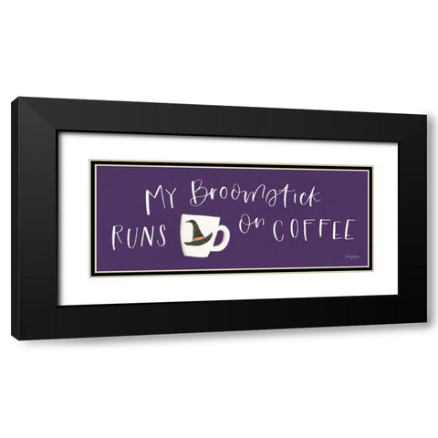 Spooky Season VI Black Modern Wood Framed Art Print with Double Matting by Jackson, Jenaya