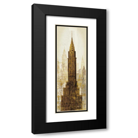 Lexington at 42nd Black Modern Wood Framed Art Print with Double Matting by Tillmon, Avery