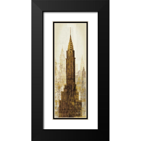 Lexington at 42nd Black Modern Wood Framed Art Print with Double Matting by Tillmon, Avery