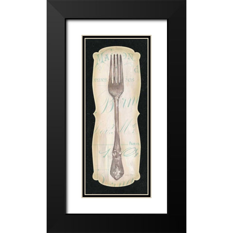 French Fork Black Modern Wood Framed Art Print with Double Matting by Tillmon, Avery