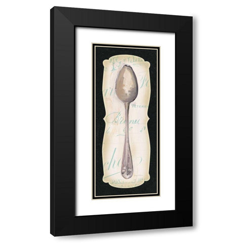 French Spoon Black Modern Wood Framed Art Print with Double Matting by Tillmon, Avery