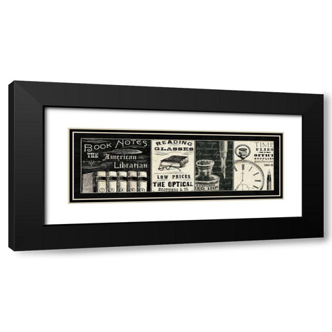 Librarian I Black Modern Wood Framed Art Print with Double Matting by Pela Studio