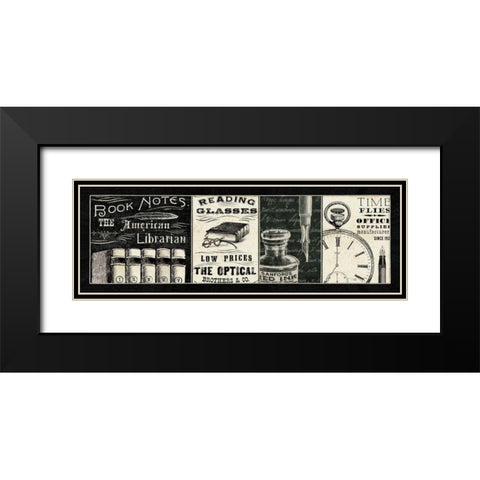 Librarian I Black Modern Wood Framed Art Print with Double Matting by Pela Studio