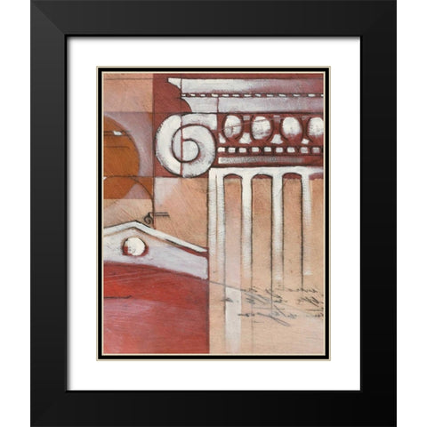 Palatine Drawings II Black Modern Wood Framed Art Print with Double Matting by Chilton, Sarah E