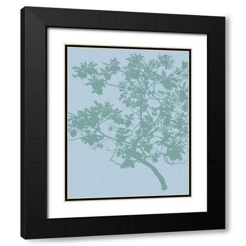 All American II Black Modern Wood Framed Art Print with Double Matting by Davies, Susan