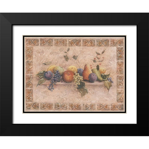 A Tuscan Palette Black Modern Wood Framed Art Print with Double Matting by DeMarco, Fiona