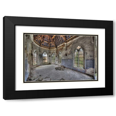 Chateau Hogemeyer Black Modern Wood Framed Art Print with Double Matting by Sneeuw, Ivo