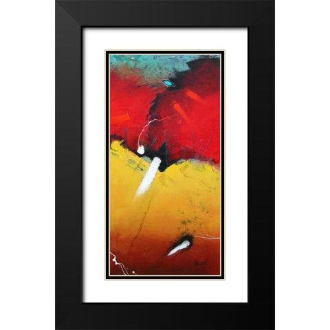 Kleiner Blick Black Modern Wood Framed Art Print with Double Matting by Hansl, Alfred