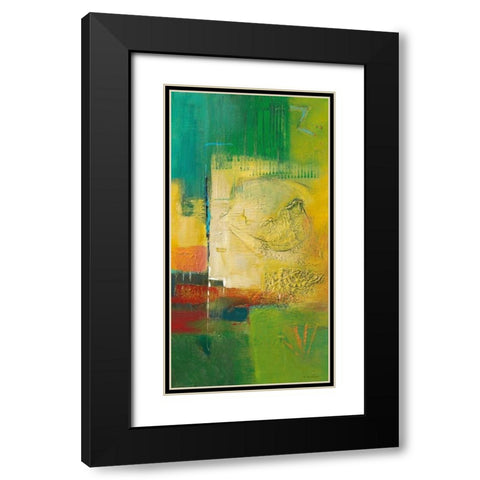 Springtime I Black Modern Wood Framed Art Print with Double Matting by Danckaert, Bea