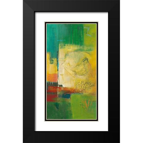 Springtime I Black Modern Wood Framed Art Print with Double Matting by Danckaert, Bea