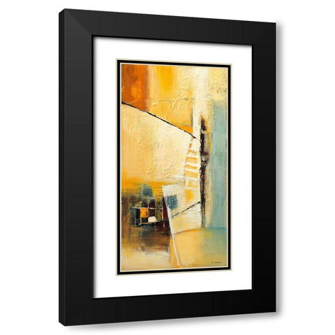 Bridge across 2 Black Modern Wood Framed Art Print with Double Matting by Danckaert, Bea