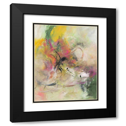 Blütenparadies III Black Modern Wood Framed Art Print with Double Matting by Middendorf, Christiane