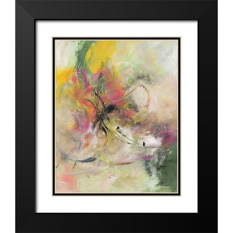 Blütenparadies III Black Modern Wood Framed Art Print with Double Matting by Middendorf, Christiane