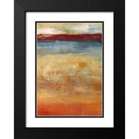 Abendlicht Black Modern Wood Framed Art Print with Double Matting by Ohland, Christa