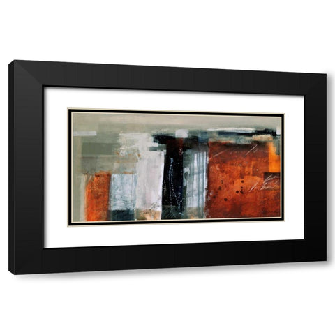 Terra Black Modern Wood Framed Art Print with Double Matting by Cusumano, Francesco