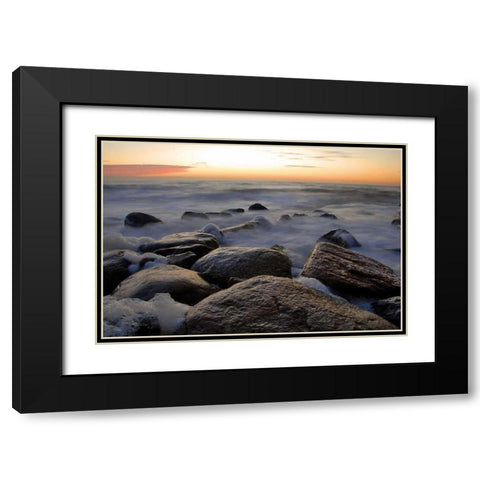 Sylt I Black Modern Wood Framed Art Print with Double Matting by Rossmeissl, Gerhard