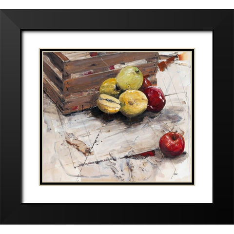 Damit die Sunde erhalten bleibt Black Modern Wood Framed Art Print with Double Matting by Mayer, Norbert