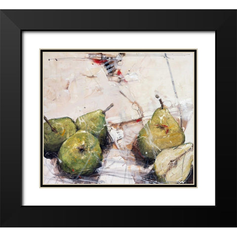 Birnenkomplott Black Modern Wood Framed Art Print with Double Matting by Mayer, Norbert